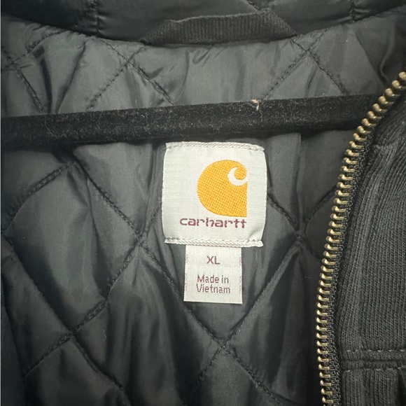 Carhartt Rain Defender Relaxed Fit Zip Up Jacket Sweatshirt Hoodie Sz XL - Picture 5 of 9